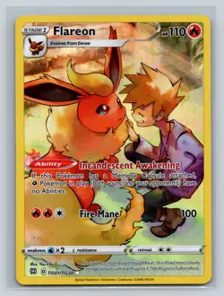 Flareon TG01/TG30 Brilliant Stars Full Art Ultra Rare Holo Pokemon Card - Image 1