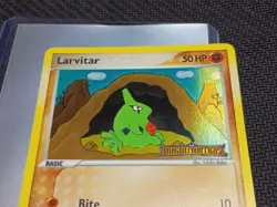 Larvitar 51/101 Dragon Frontiers Reverse Holo Card Stamped LP - Image 2