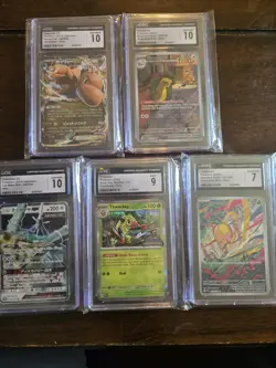 CGC Graded Pokemon Cards Lot Of 5 - Image 1