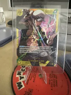 One Piece Card Game 🏴‍☠OP10-119 Trafalgar Law SEC NM Alt Art Foil ENGLISH - Image 1