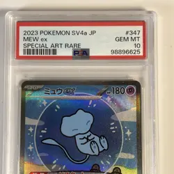 PSA 10 Bubble Mew ex 347/190 Sv4a: Shiny Treasure Ex Japanese Pokemon Card - Image 3