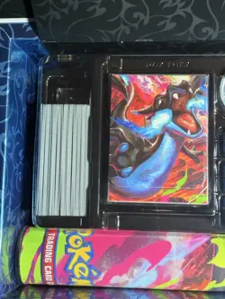 Mega Charizard UPC Game Mat With Accessories And Bulk Cards No Promo Or EX - Image 4