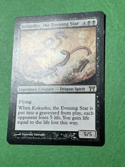 **Kokusho, the Evening Star** ~Champions of Kamigawa~ MTG, Moderate Play (MP) - Image 3