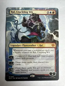 Ral, Cracking Wit Borderless Foil - BLB 0341 - NM - MTG - Image 1