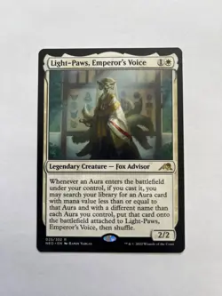 Light-Paws, Emperor's Voice Kamigawa: Neon Dynasty Regular - Image 1