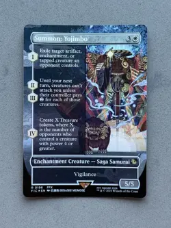 SUMMON: YOJIMBO (BORDERLESS) #196 FOIL - MTG Commander Final Fantasy FIC - NM - Image 3