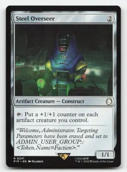 Steel Overseer 241 Rare Universes Beyond: Fallout Magic: The Gathering Near Mint - Image 1