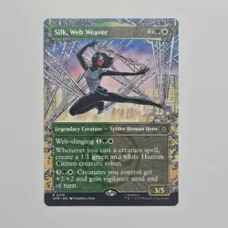 Silk, Web Weaver (Borderless) 0215 - SPM: Marvel's Spider-Man - MTG - Image 1