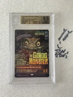 2025 MTG INNISTRAD REMASTERED MOVIE POSTER SC #0489 THE GITROG MONSTER BGS 9.5 - Image 1