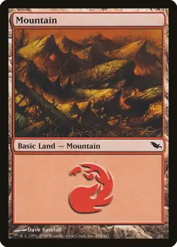 2x Mountain (#294) - Foil Shadowmoor MP MTG - Image 1