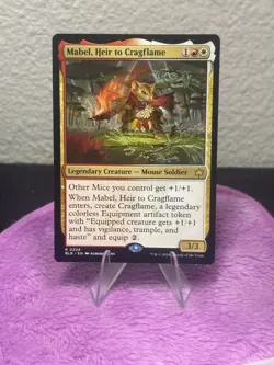 Mabel, Heir to Cragflame - Bloomburrow (BLB) - MTG 224 - EDH Commander - Image 1