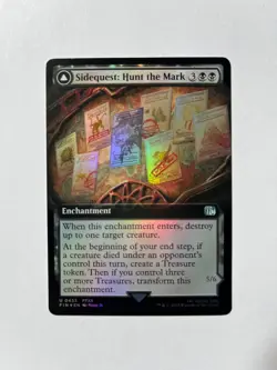 Sidequest: Hunt the Mark (Extended Art) Final Fantasy Foil NM MTG - Image 1