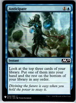 Anticipate - 44 - The List Reprints - Magic MTG - NM - B3G1 - Image 1