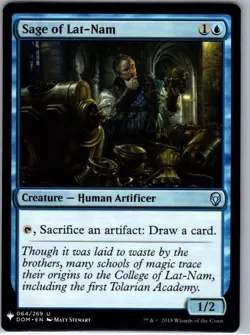 Sage of Lat-Nam - 64 - The List Reprints - Magic MTG - NM - B3G1 - Image 1