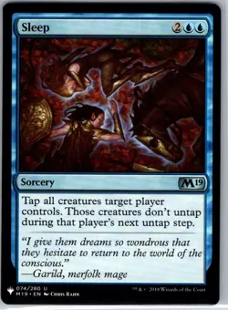 Sleep (M19) - 74 - The List Reprints - Magic MTG - NM - B3G1 - Image 1
