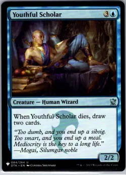 Youthful Scholar - 84 - The List Reprints - Magic MTG - NM - B3G1 - Image 1
