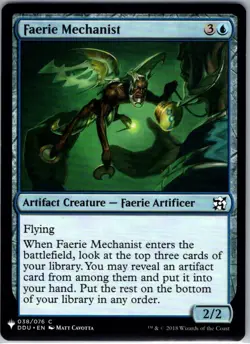 Faerie Mechanist - 38 - The List Reprints - Magic MTG - NM - B3G1 - Image 1