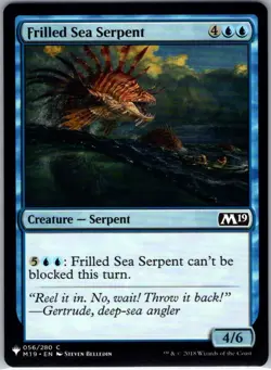 Frilled Sea Serpent - 56 - The List Reprints - Magic MTG - NM - B3G1 - Image 1
