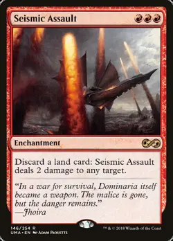 1x Seismic Assault - NM - See Pic for Set - SPARROW MAGIC - Image 1