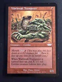 1x Warbreak Trumpeter (116) Legions LP MTG Magic the Gathering x1 MKE - Image 1