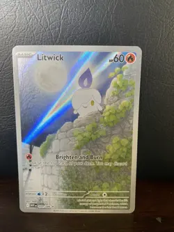 The Pokemon Company Litwick 101/086 Sv: White Flare Illustration Rare Holo 2025 - Image 1