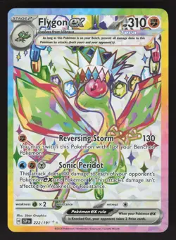 Flygon ex 222/191 Pokemon TCG SV08: Surging Sparks NM - Image 1