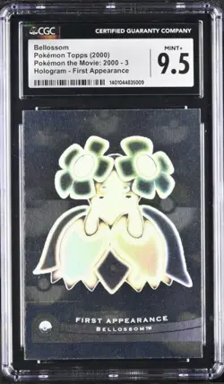 2000 POKEMON TOPPS POKEMON THE MOVIE: 2000 FIRST APPEARANCE BELLOSSOM CGC 9.5 - Image 1