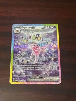 Pokemon TCG Bahasa Indonesia Prismatic Evolutions Espeon ex SAR SIR sv8a - Image 1