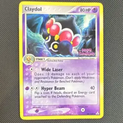 Pokemon Claydol 38/110 EX Holon Phantoms STAMPED 2006 Stage 1 80 HP Reverse Holo - Image 1