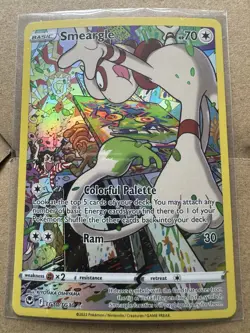 Smeargle TG10/TG30 NM Silver Tempest Trainer Gallery Ultra Rare Pokemon Card - Image 1