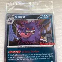 Pokemon Gengar Gamestop Promo 050/088 SEALED - Image 3