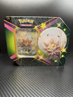 Pokemon Shining Fates Eldegoss V Tin SEALED IN HAND!! 2021 - Image 1