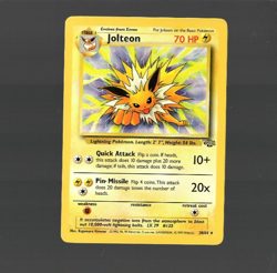 Jolteon 20/64 - Rare - WoTC Vintage Jungle Set Pokemon Card LP/NM - Image 1