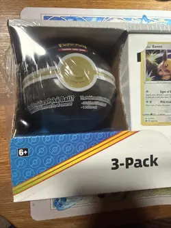 Pokemon TCG: Eevee Collector's Treasure Chest - 2 Poke Ball Tins -11 Total Packs 820650101373 - Image 1
