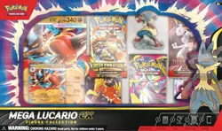 Pokemon TCG Mega Lucario ex Figure Collection Box Sealed New - Image 1
