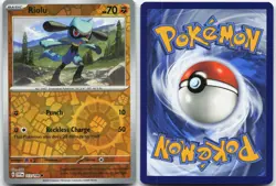 RIOLU 113/198 COMMON SCARLET & VIOLET POKEMON REVERSE HOLO NM - Image 3