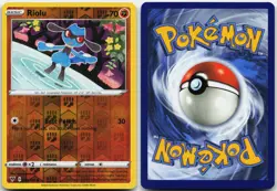 RIOLU 090/185 COMMON VIVID VOLTAGE POKEMON REVERSE HOLO MP - Image 3