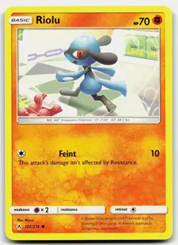 RIOLU 102/214 COMMON UNBROKEN BONDS POKEMON LP - Image 1