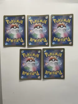 Pokemon Japanese Crimson Haze Lot (5) NM Full Arts And Holo - Image 2