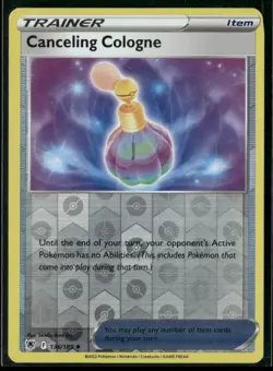 Pokemon SWSH10: Astral Radiance #136/189 Canceling Cologne Reverse Holo Unc, LP - Image 1