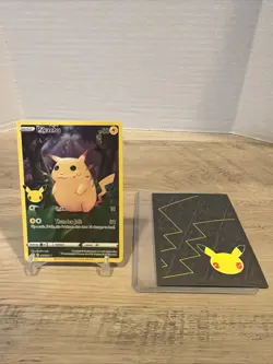 FULL ART Pikachu 005/025 Pokemon 25th Anniversary Celebrations Holo Foil - LP - Image 1