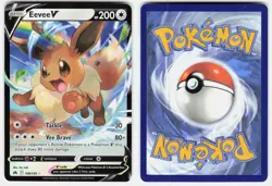 Eevee V 108/159 Holo V Rare Crown Zenith Pokemon Holo Near Mint - Image 1