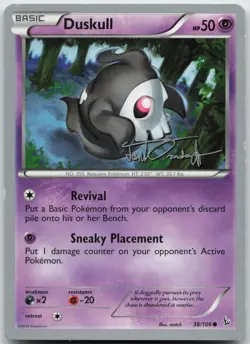 Duskull 38/106 Common World Championship Decks Pokemon Lightly Played - Image 1