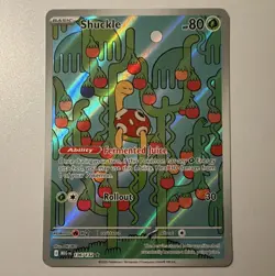 Pokemon Shuckle 136/132 Me01: Mega Evolution Illustration Rare Holo 80 HP 30 At… - Image 1