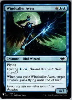 Windcaller Aven - 77 - The List Reprints - Magic MTG - NM - B3G1 - Image 1