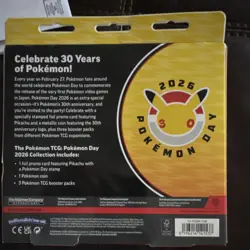 Pokemon TCG Pokemon Day 2026 Collection Box Pikachu Promo Booster English - Image 2