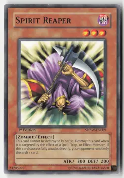 Yugioh - Spirit Reaper SDZW-EN009 1st Edition - Structure Deck: Zombie World - Image 1