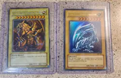Yu-Gi-Oh! SDK-001 Blue-Eyes White Dragon + DOD-001 Winged Dragon of Ra Bundle - Image 1