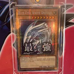 Blue-Eyes White Dragon Normal Starlight Ist edition RA05-ENO85 Yugioh TCG - Image 1