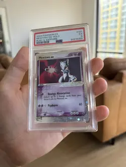 2003 Pokemon Ex Ruby & Sapphire #101 Mewtwo Ex Holo PSA 5 EX-MINT - Image 1